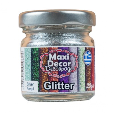 Glitter Σκόνη Ψιλή 20gr Silver_GL22009604